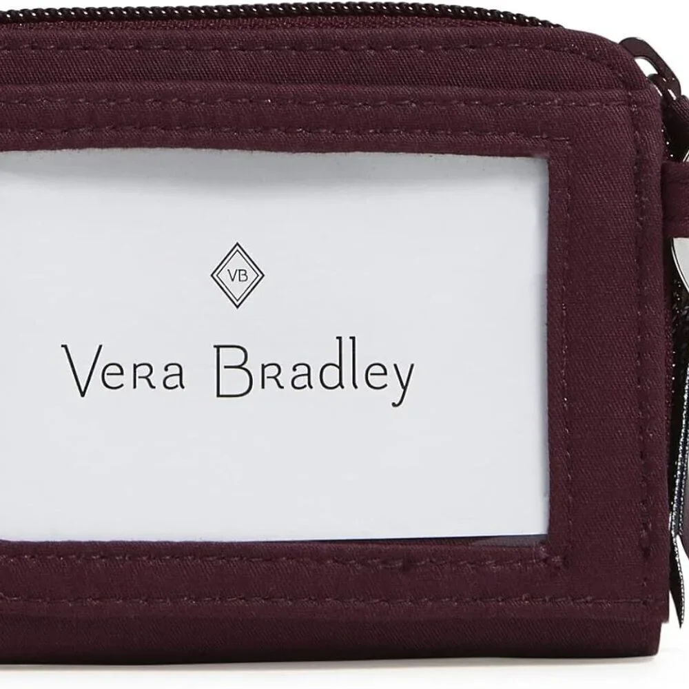 Cotton Wallet RFID Protection Petite Zip-Around Small Organizer for Women